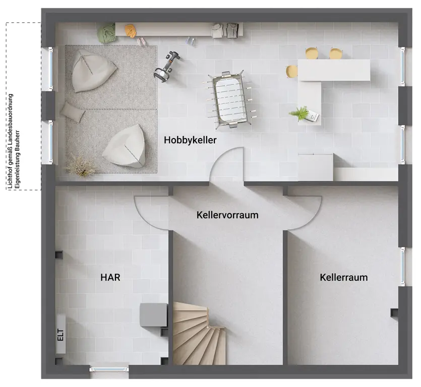 Grundriss-Stadthaus-Stadtvilla-145-ZD-Hobbykeller-01