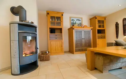 Elektrokamin in der Wohnung