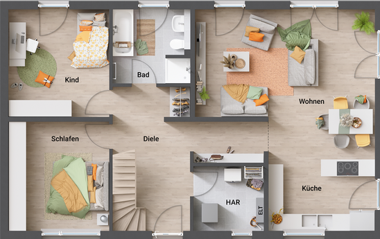 Bungalow -100-Novo